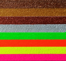 Visitenkarten mit echtem Farbschnitt in Neonfarben und Metallicfarben
