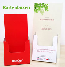 Kartenboxen, Kartenhalter & Kartenspender von IhrDrucker.de